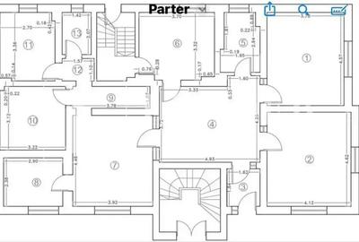 Apartament 6 camere de închiriat | Zona Kiseleff | Imobil istoric - 12