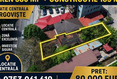Teren 380 mp + constructie 185 mp - locatie centrala TARGOVISTE - 1