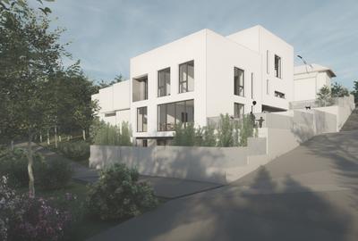 Duplex semifinisat cu view,  123 mp,  teren 226 mp, zona Stejarului - 5