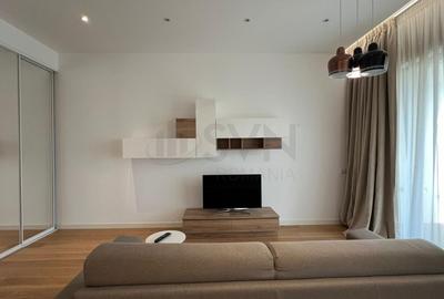 Apartament cu 2 camere semidecomandat, mobilat în Herăstrău