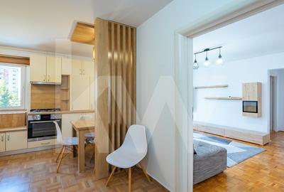 Apartament cu 2 camere semidecomandat, mobilat în Hipodrom 1