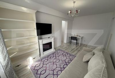 Apartament cu 2 camere semidecomandat, mobilat în Podul de Piatră
