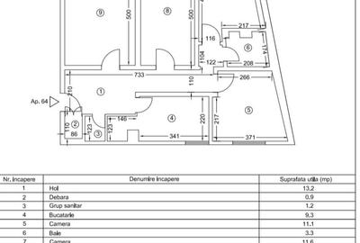 Tomis Nord apartament spatios pretabil spatiu comercial - 5