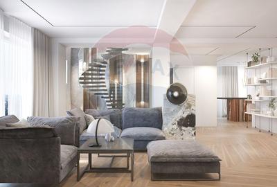 Penthouse cu 5 camere semidecomandat în Dămăroaia