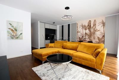 Apartament cu 3 camere semidecomandat, mobilat în Băneasa