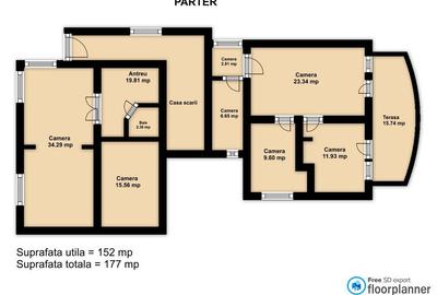 0 % comision, Casa individuala spatioasa cu teren de 539 mp, Gruia - 38