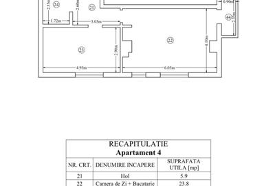 Etaj 1-Tatarasi kaufland-2 Camere 50mp-bloc nou intabulat - 13