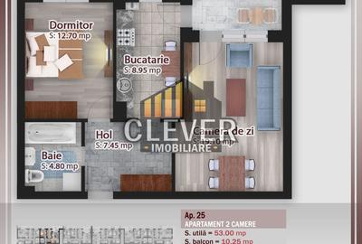 Apartament cu 2 camere decomandat în Theodor Pallady