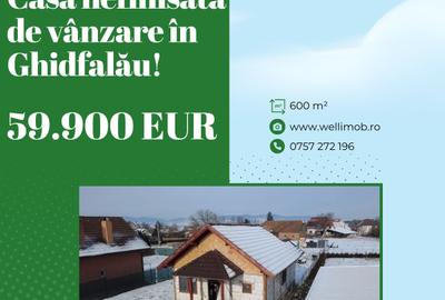 Casă nefinisată de vânzare în Ghidfalău! - 1