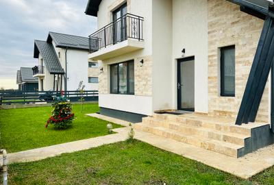 Casă de vânzare individuală, 4 camere - la cheie, Berceni Ilfov - teren 350 mp - 4
