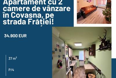 Apartament cu 2 camere de vânzare în Covasna, pe strada Frăției! - 1