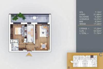 10 min Metrou | 2 Camere | premium | 2 lifturi | balcon mare - 2