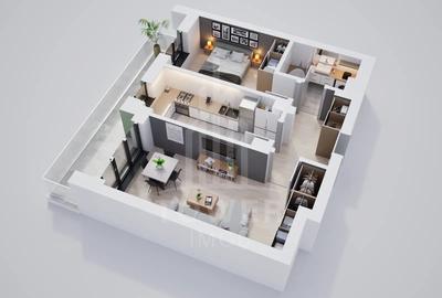 Apartament cu 2 camere . Cu rate la dezvoltator . - 4