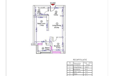Studio tip 2 camere | MTM by the Lake | Pipera – Voluntari - 6