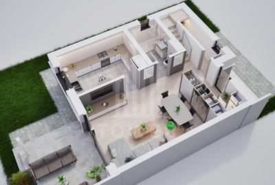 Duplex cu rate la dezvoltator– Comision 0% | Complex rezidențial nou, Șura Mică - 9