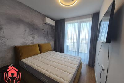 (Baneasa Shopping City-THE IVY)-3 camere mobilier ROVERE, orientare SUD, parcare - 16