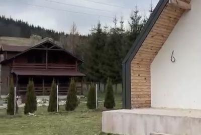 Casa P+M - 4 camere+ 2 bai- tip A frame - 135 mp cu teren 400 mp - 5