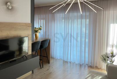Apartament cu 2 camere decomandat, mobilat în Barbu Văcărescu