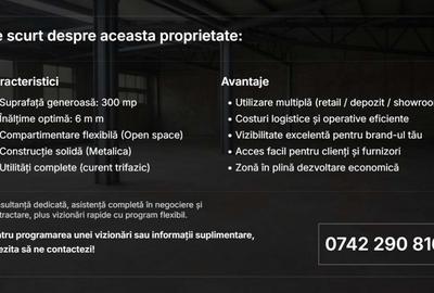 Spațiu Depozit/Industrial 300mp | Colentina | Acces Facil | Trifazic - 4