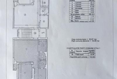 Apartament 3 camere - Clucerului /Arcul de Triumf | Bloc 2008 | Loc de parcare - 13