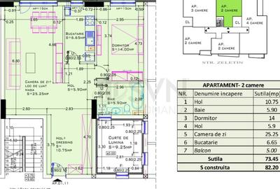 REA1025225 Apartament spatios 2 camere  I Aviatiei - 14