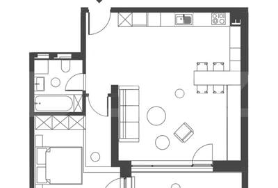 Comision 0 ! Somesului 15, Apartament 2 camere, Semicentral, 57 mp - 5