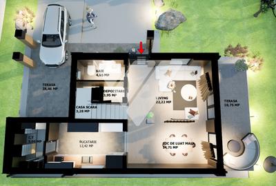 Casa individuala 4 camere si 180 mp teren liber - Cisnadie Sibiu - 2
