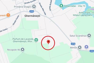 Snagov - Ghermanesti, 1000 mp, deschidere 25 ml, utilitati, liber - 1