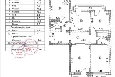 Vanzare 4 camere Bd. Decebal - 13