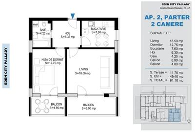 Apartament 2 camere decomandat  bloc caramida Pallady metrou Nicolae N - 6