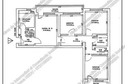 🙋City MALL🔸4 Camere semiDecomandate 89m² 2 Bai Incadrat Liber - 13
