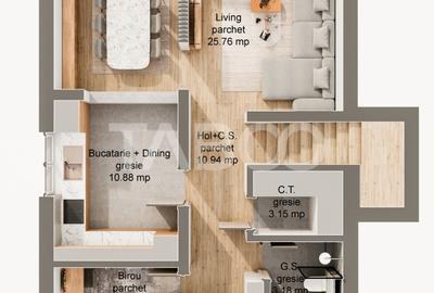 Casa 5 camere 3 bai terasa 22 mp curte libera 262 mp Sura Mare Sibiu - 4