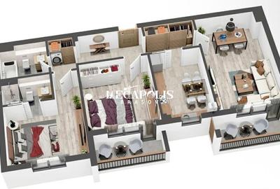 Apartament 3 Camere Decomandat Tractorul Intabulat - 10