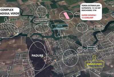 Proprietar - Teren Corbeanca - Suprafata 13.124 MP - Ideal Investitie - 1