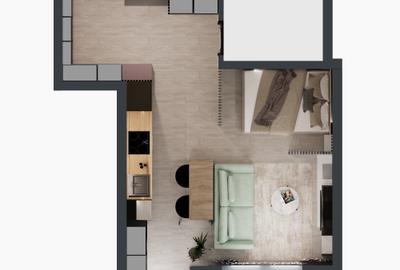 Apartament 1 Cameră | 42 mp | Complex Comat Towers - 5