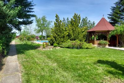 Vilă cu piscină, cabană, teren 2649 mp, Snagov - Ciofliceni - 2