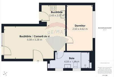 Apartament la parter ce are curte proprie ,  2 camere in Bloc nou - 8