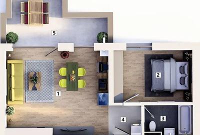 Apartament 2 camere cu loc de parcare inclus - 13