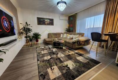 3 Camere. Etaj 1. Mobilat si utilat. 2 locuri de parcare. 2 Bai. 2 Balcoane - 2
