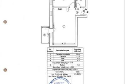 2 Camere | Exigent Plaza | Sp. comercial sau de locuit | Centrala | AC - 12