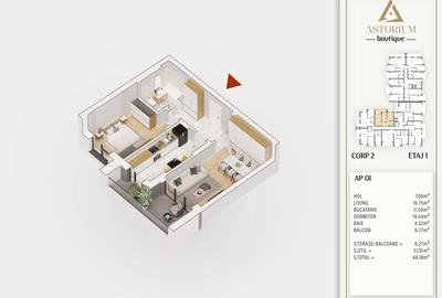 Apartament 2 Camere Premium cu Finisaje de Lux Comision 0% - 3