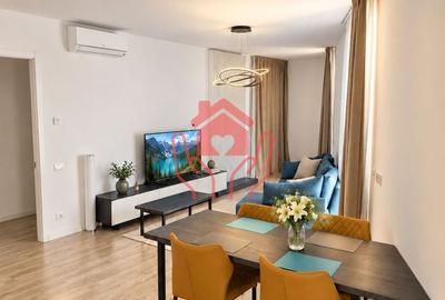 Apartament cu 2 camere semidecomandat, mobilat în Herăstrău