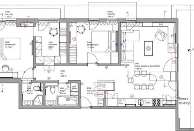 Penthouse MRS Smart 190 mp utili, terasă, parcare, mobilat si utilat - 2