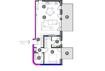 Apartament spatios cu 2 camere si 2 balcoane - SISESTI - NOU - 14
