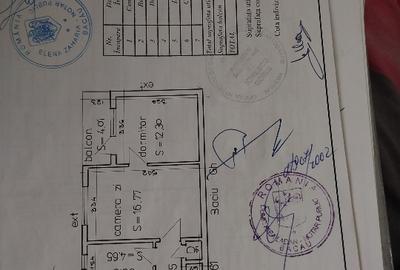 Apartament cu 2 camere nedecomandat în Ultracentral