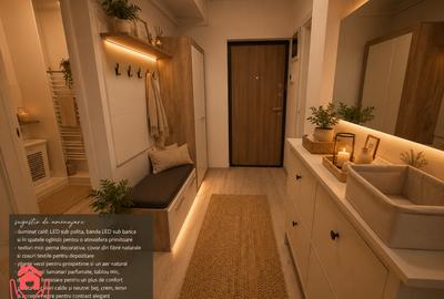 SISESTI-2 camere mobilate, 2 bai, terasa cu vedere lac, bloc boutique, parcare! - 6