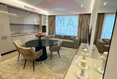 Apartament cu 3 camere semidecomandat, mobilat în Pipera