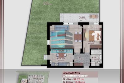 2 camere cu Gradina 77 Mp,Imobil Stil Boutique, Titan -Pallady - 7