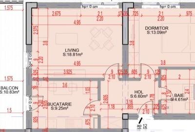 Apartament cu 2 camere decomandat în Theodor Pallady