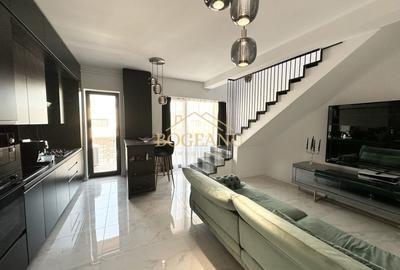 Penthouse cu 4 camere decomandat, mobilat în Giroc